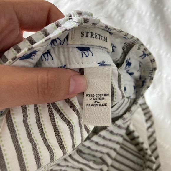 Abercrombie & Fitch Shorts Cotton Blend Striped - Picture 5 of 5